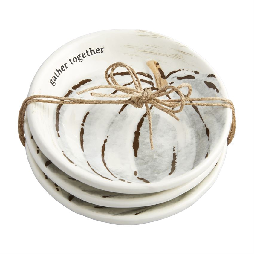 Mud Pie Pumpkin Dipping Dish Sets - Thumbnail 2