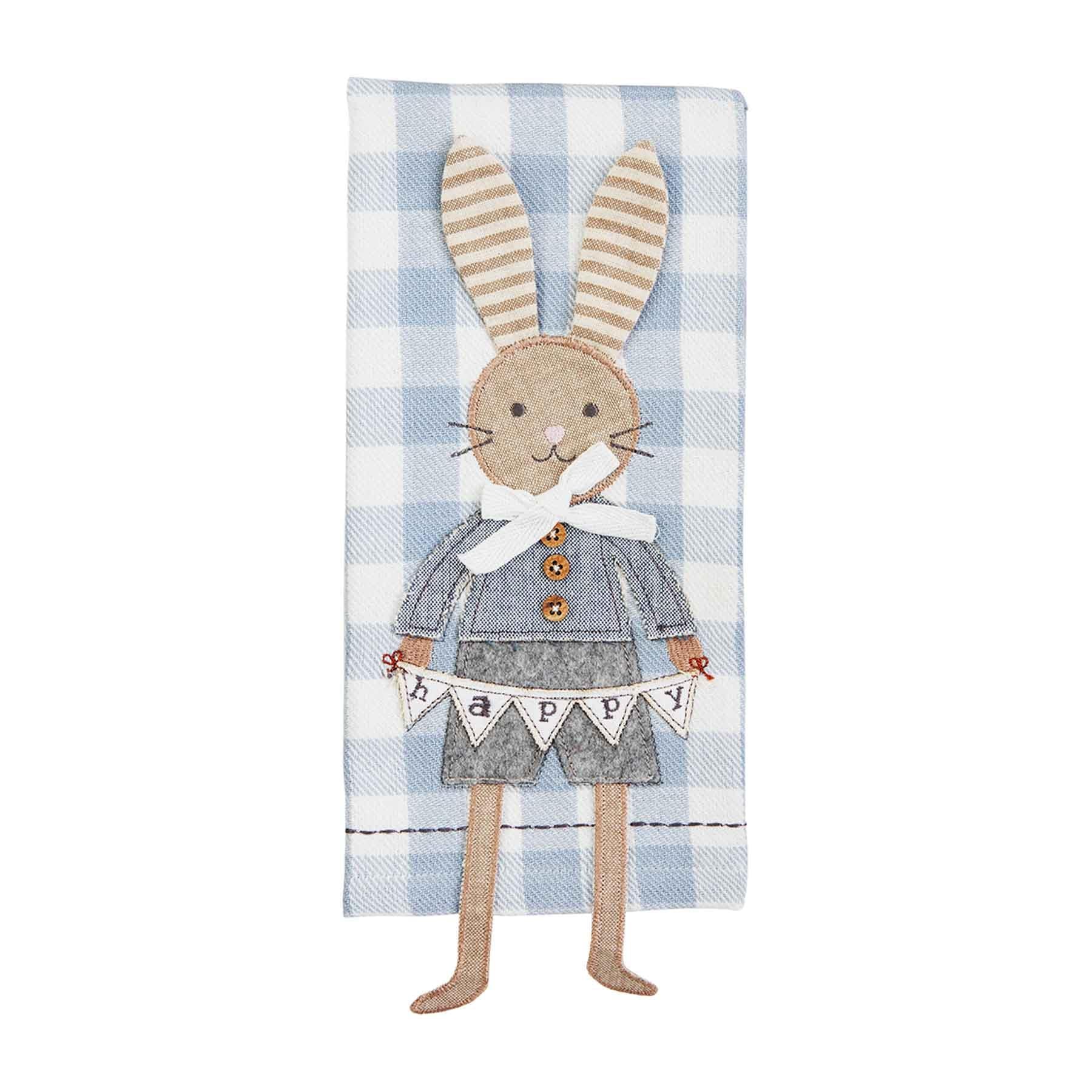 Mud Pie Easter Bunny Dangle Leg Towels - Thumbnail 3