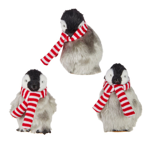 RAZ - Penguin with Scarf Christmas Ornaments, 3.5" - Monogram Market