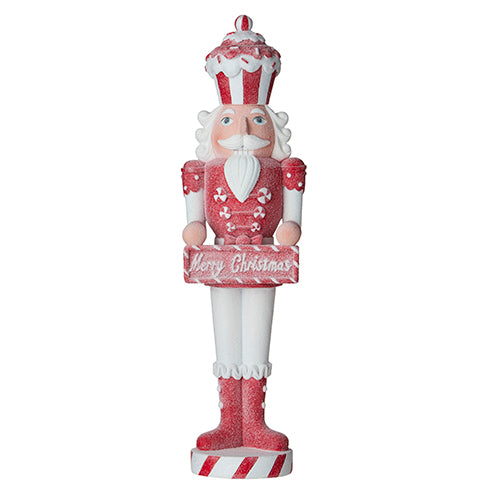 RAZ Merry Christmas Peppermint Nutcracker