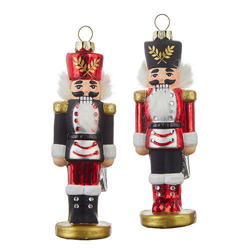Nutcracker Glass Christmas Ornament - Thumbnail 3