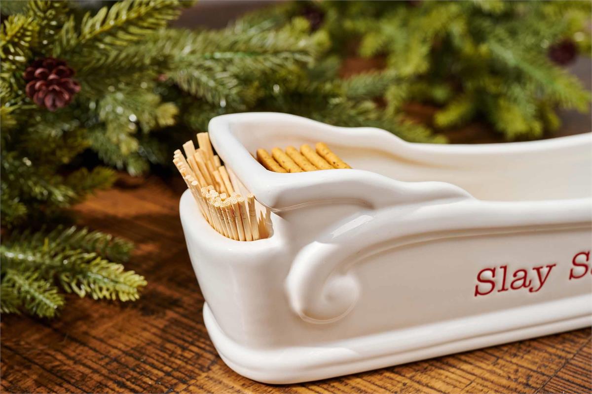 Sleigh Cracker Dish Set - Thumbnail 2