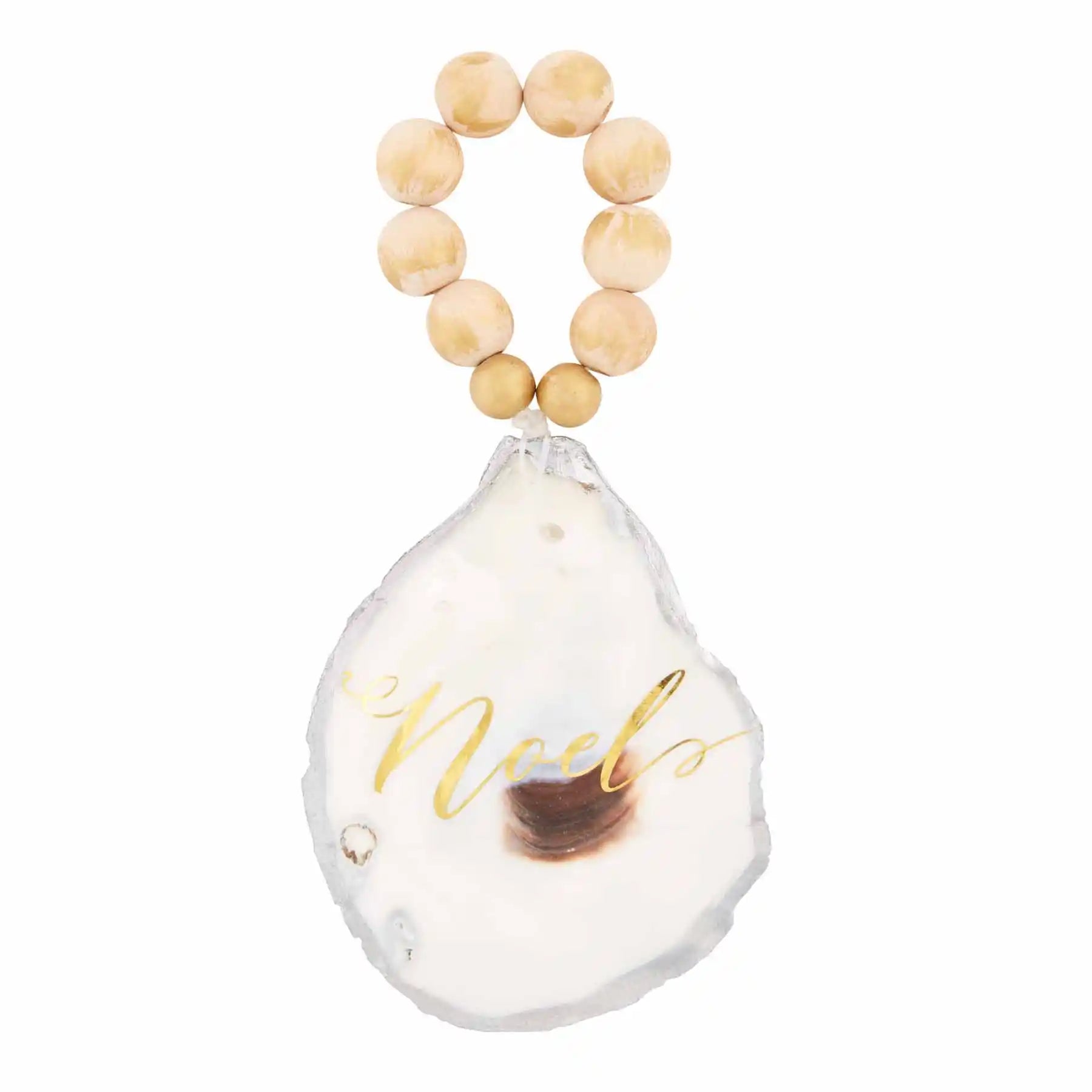 Mud Pie Oyster Shell Ornament - Thumbnail 4