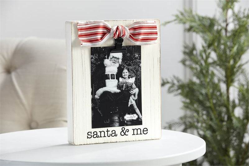 Mud Pie - Santa & Me Picture Frame - Monogram Market