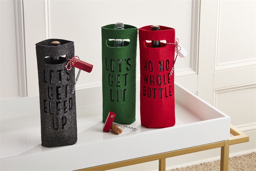 Christmas Wine Bag Sets - Thumbnail 2