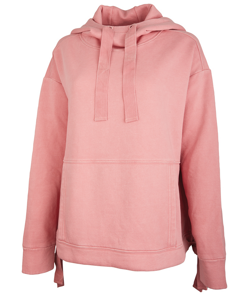 Charles River Laconia Hooded Sweatshirt, Crystal Pink - Monogram Market