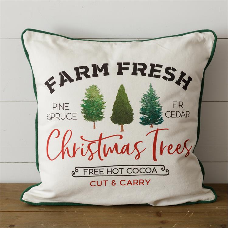 Two - Sided Pillow - Farm Fresh Christmas Trees - Monogram Market