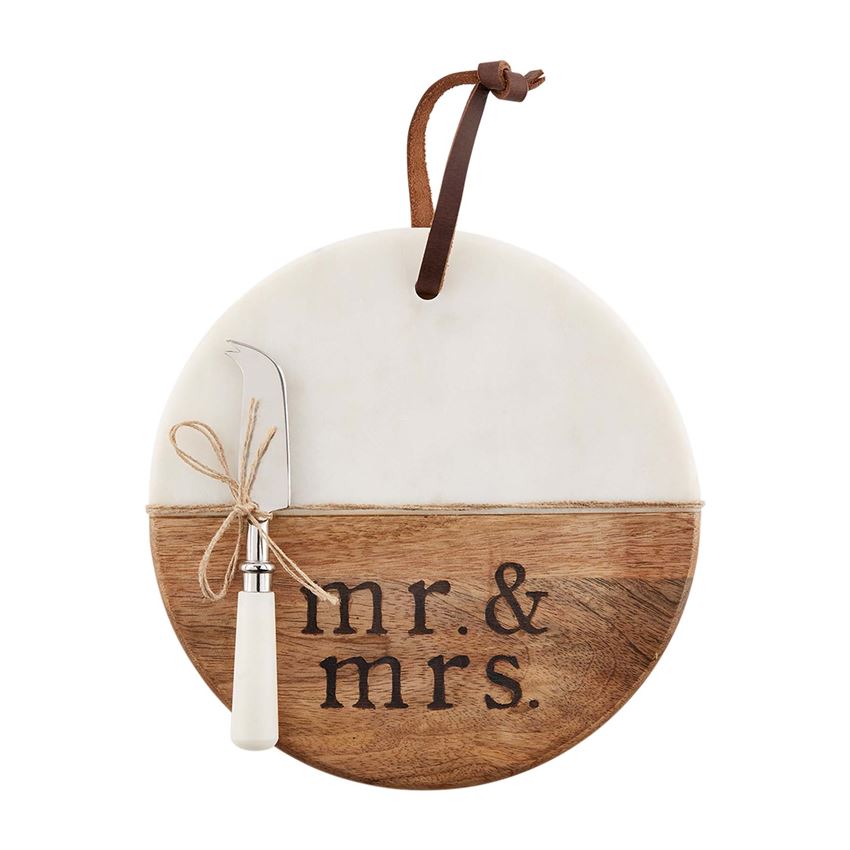 Mud Pie - Mr. & Mrs. Board Set