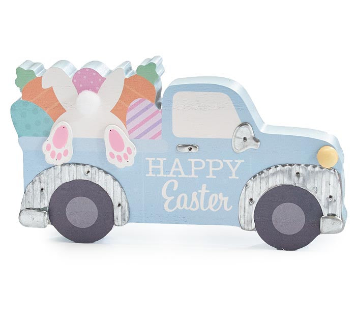 Easter Truck With Bunny, Eggs & Carrots - Monogram Market