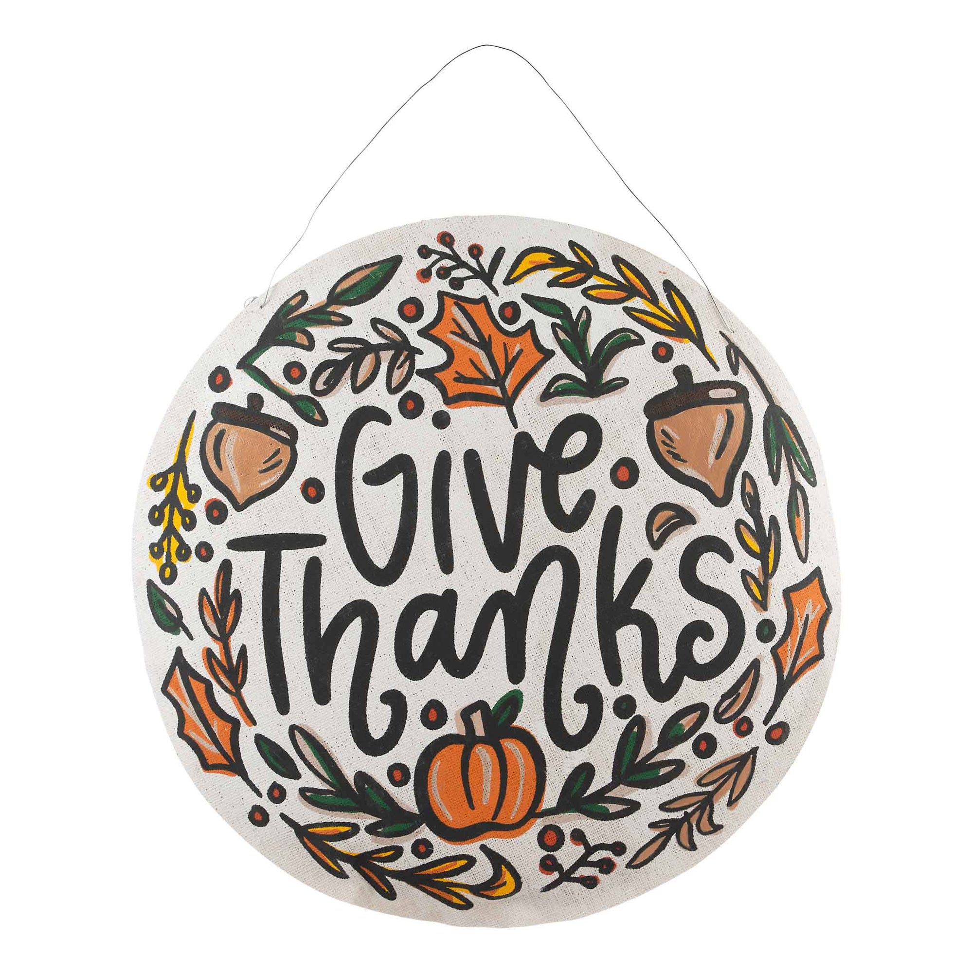 Monogram Market Reversible Door Hanger - Thumbnail 2