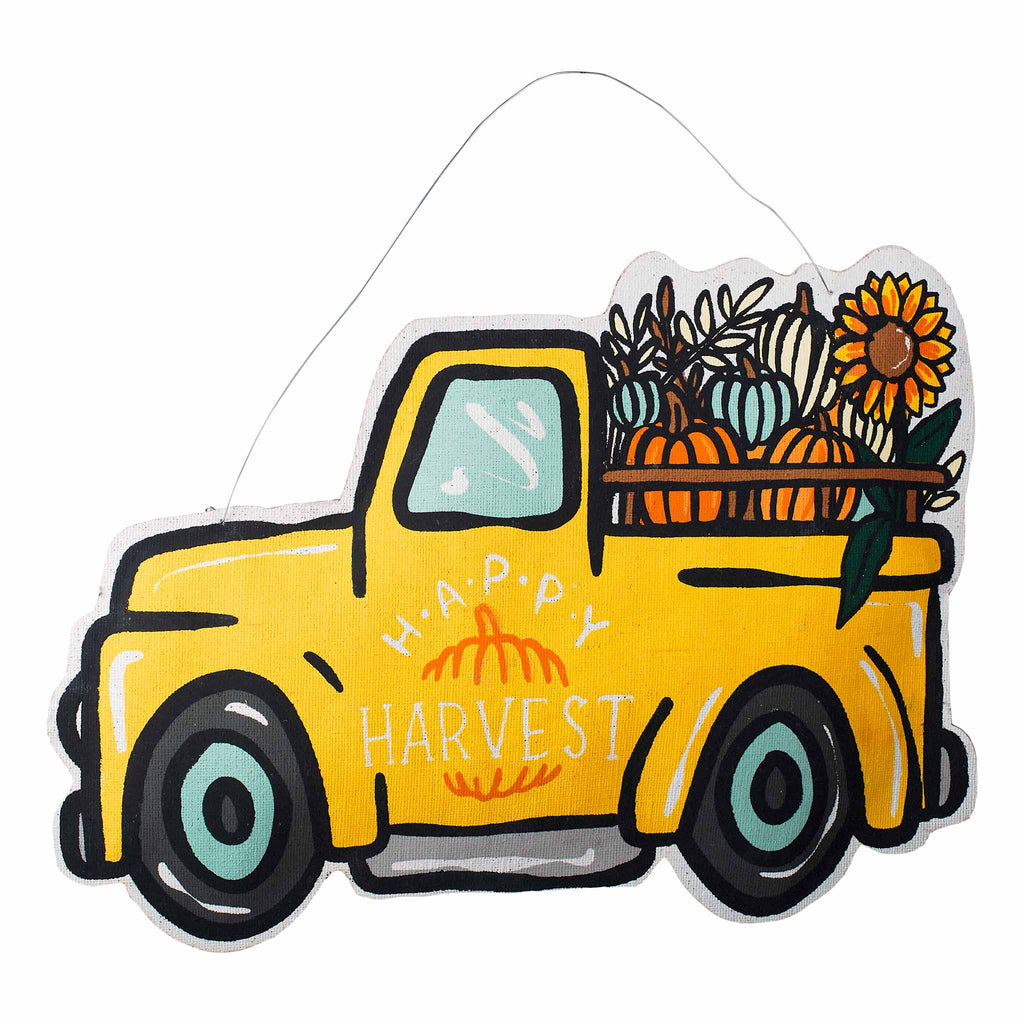 Reversible Halloween & Harvest Truck Door Hanger - Monogram Market