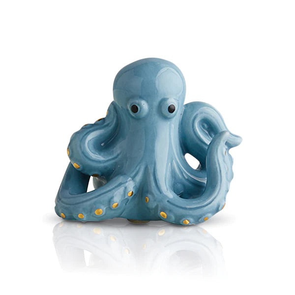 Nora Fleming - "Under the Sea" Octopus Mini - Monogram Market