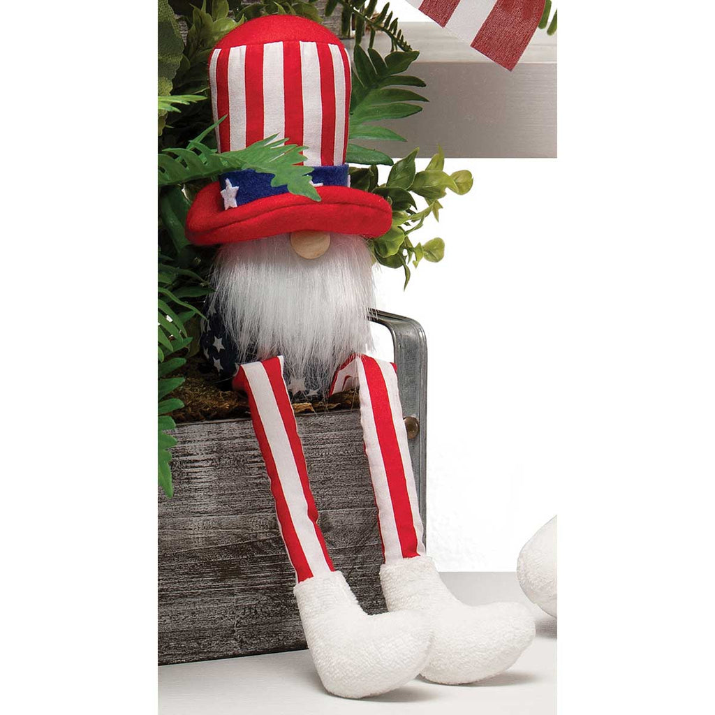 Uncle Sam Patriotic 4th of July Gnome, Large - Monogram Market