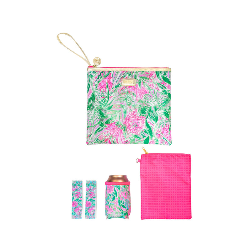 Lilly Pulitzer Beach Day Pouch, Coming in Hot - Monogram Market