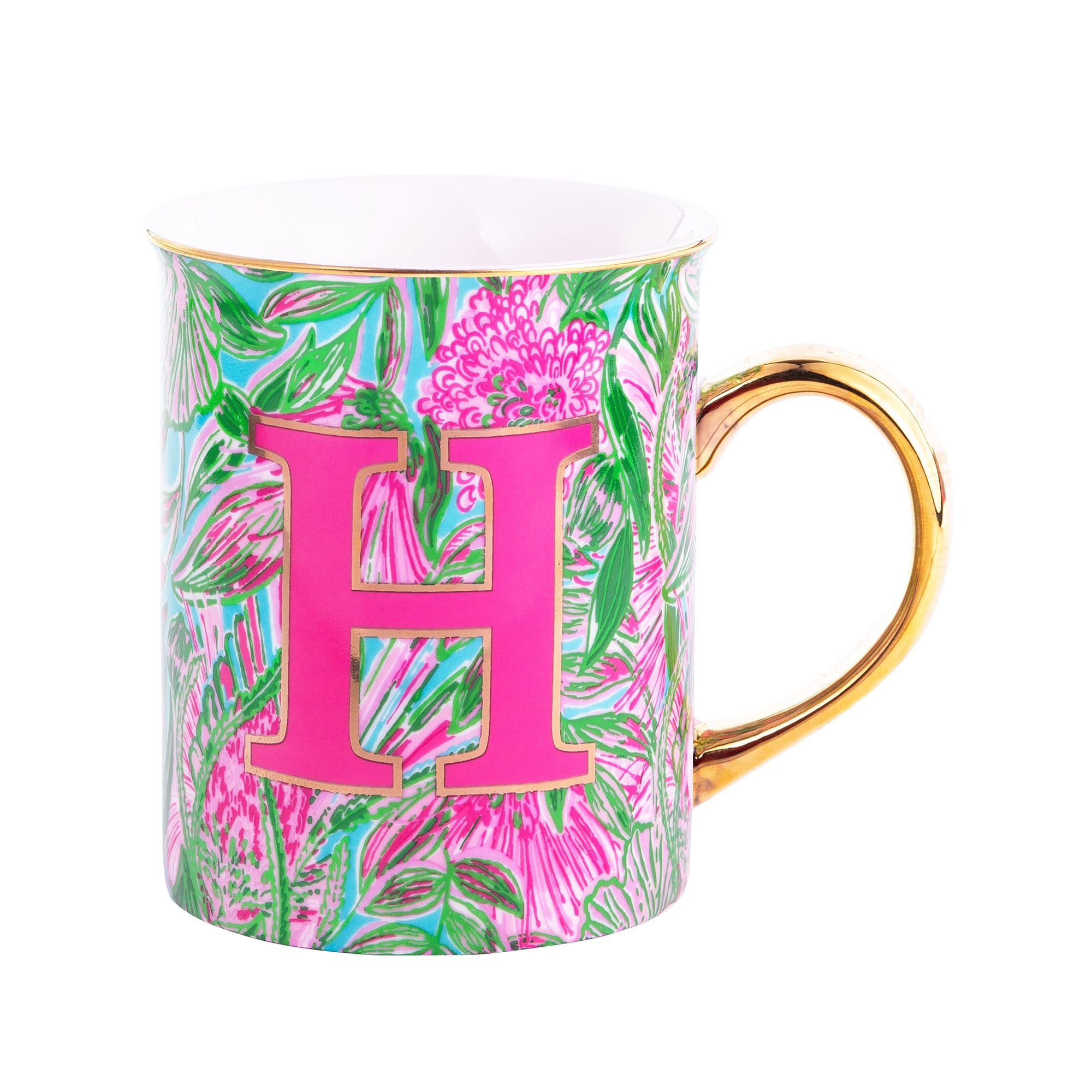 Lilly Pulitzer Ceramic Initial Mug - Thumbnail 4