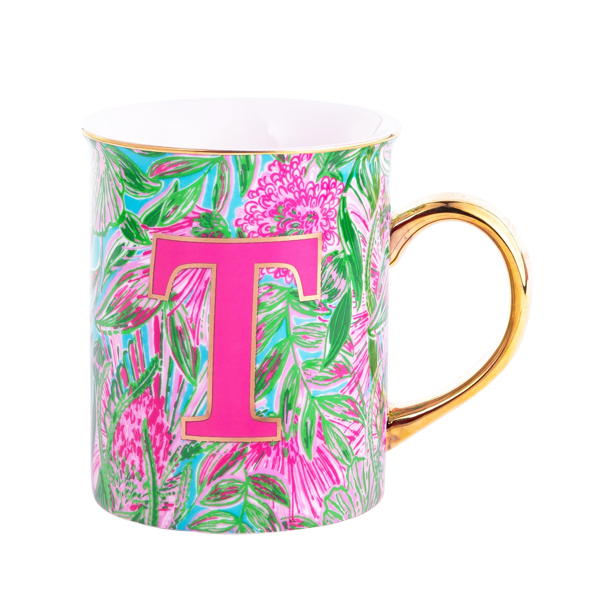 Lilly Pulitzer Ceramic Initial Mug