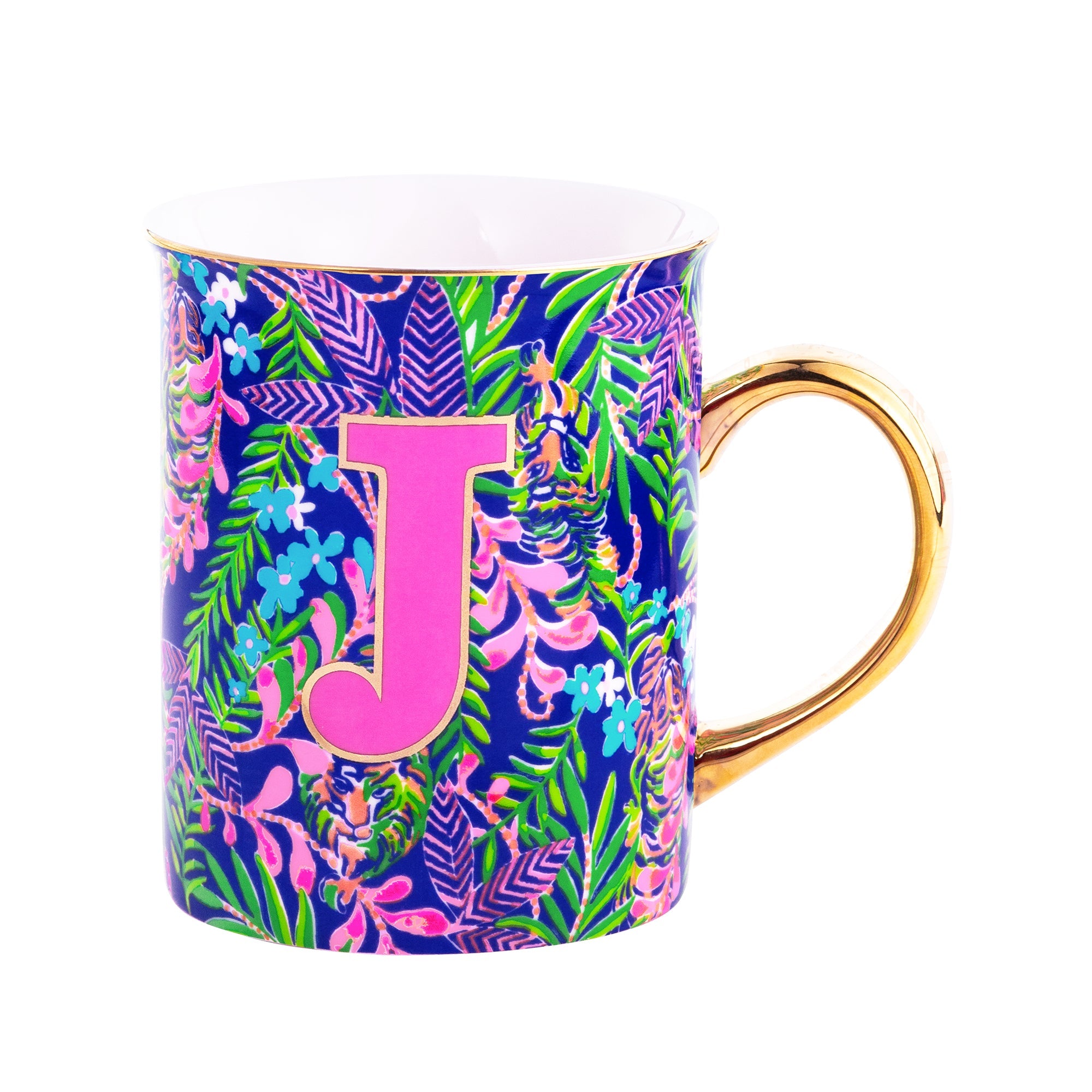 Lilly Pulitzer Ceramic Initial Mug - Thumbnail 2