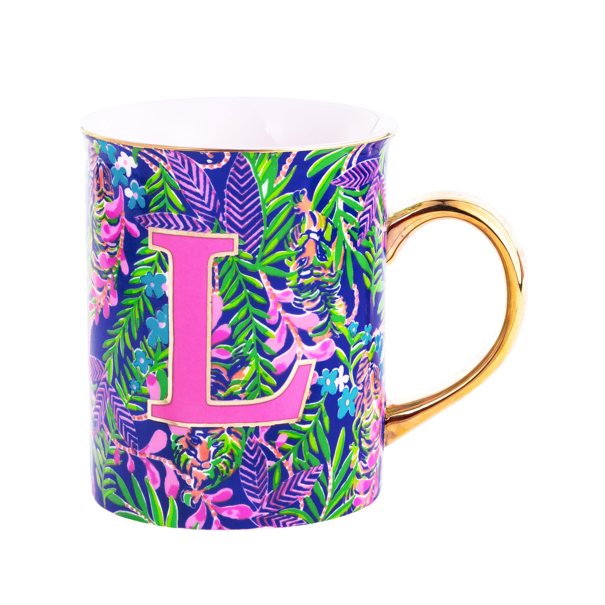 Lilly Pulitzer Ceramic Initial Mug - Thumbnail 5