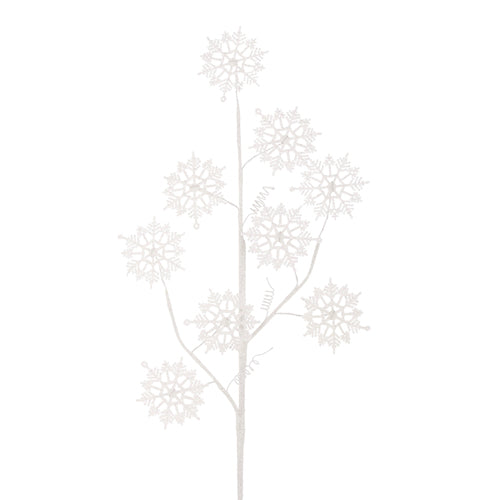 RAZ - Snowflake Christmas Tree Spray, 35" - Monogram Market