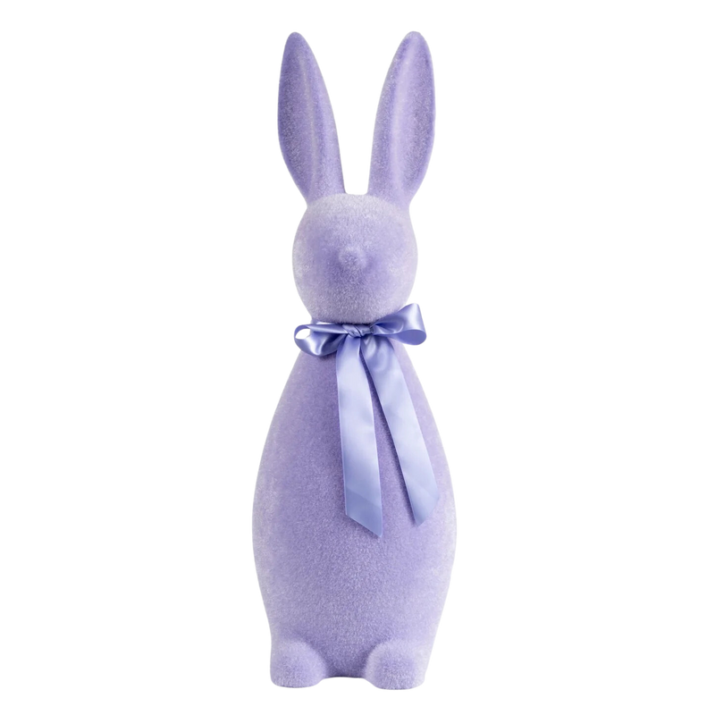 Flocked Easter Bunny - LARGE, 27”  **RESTOCKING EARLY MARCH** - Monogram Market