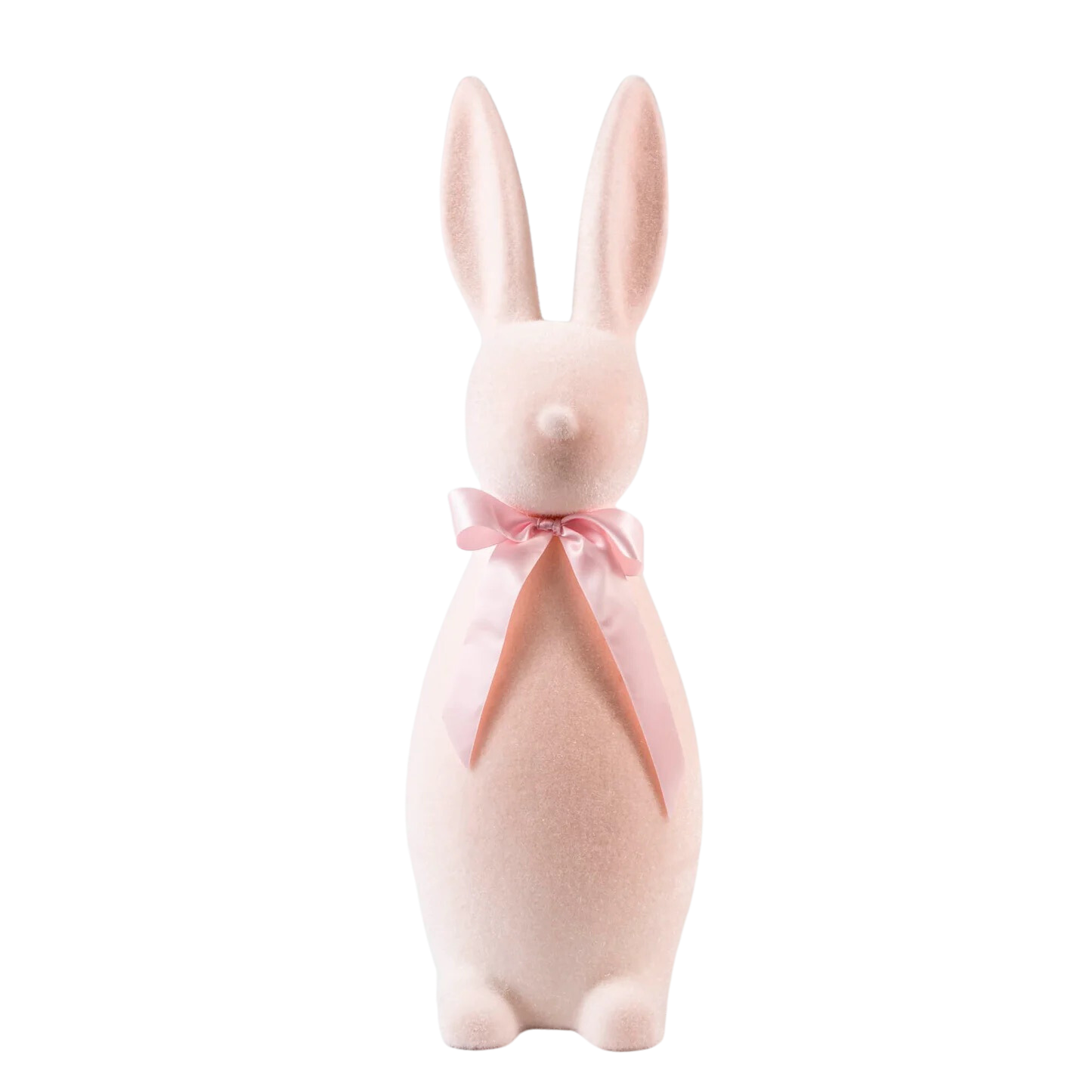Flocked Easter Bunny - LARGE, 27” | Monogram Market