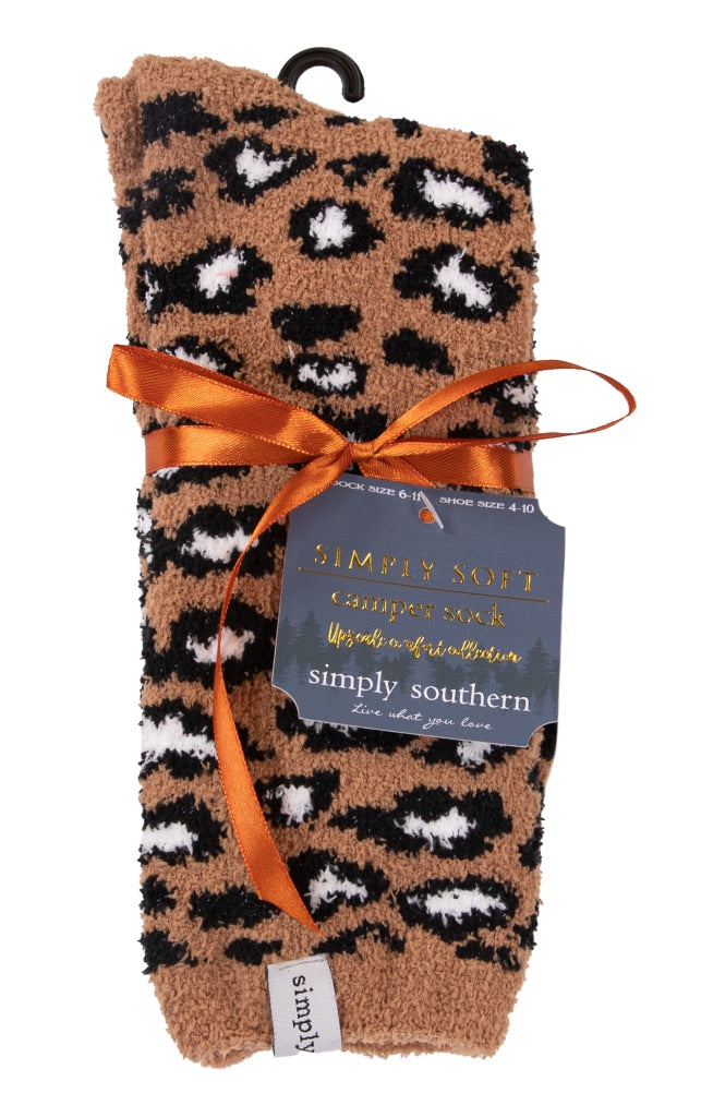 Simply Southern Socks, Leopard - Monogram Market