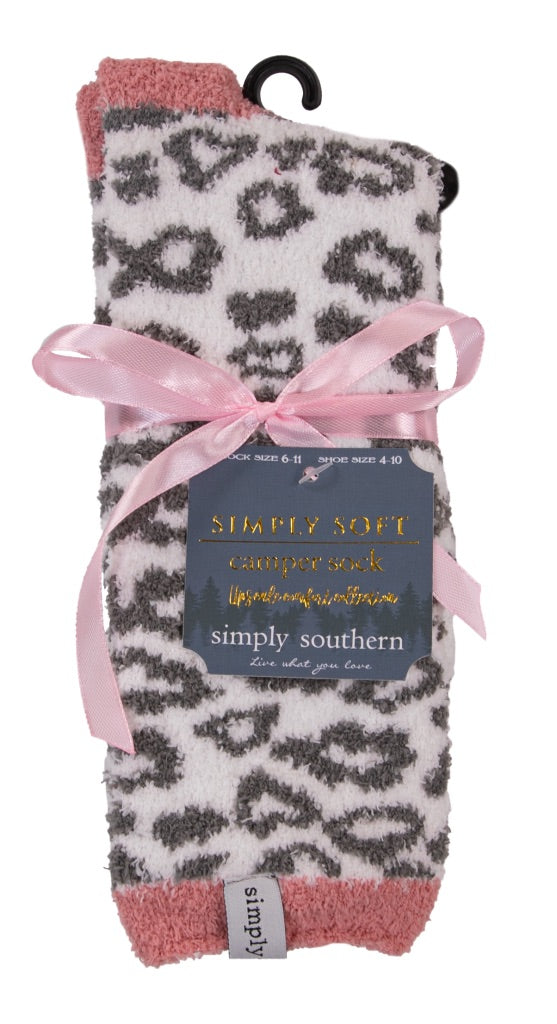 Simply Southern Socks, Leopard - Monogram Market