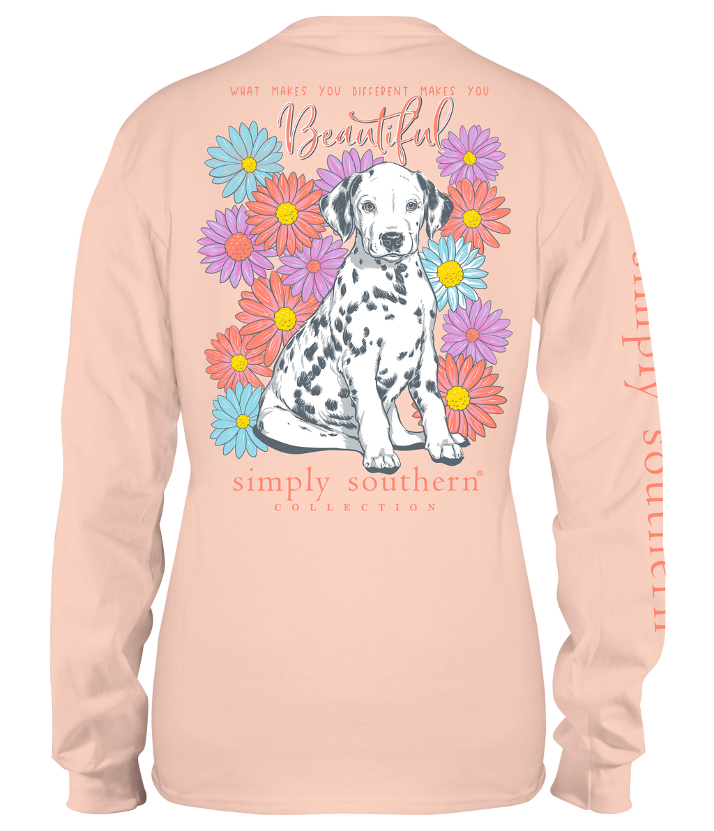 Simply Southern, Long Sleeve Tee - DIFFERENT...BEAUTIFUL - Monogram Market