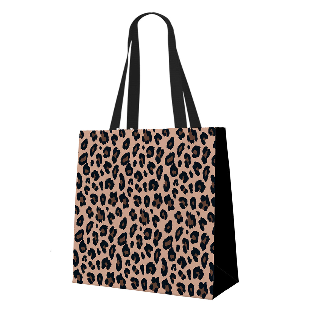 Reusable Gift Bag - Leopard - Monogram Market