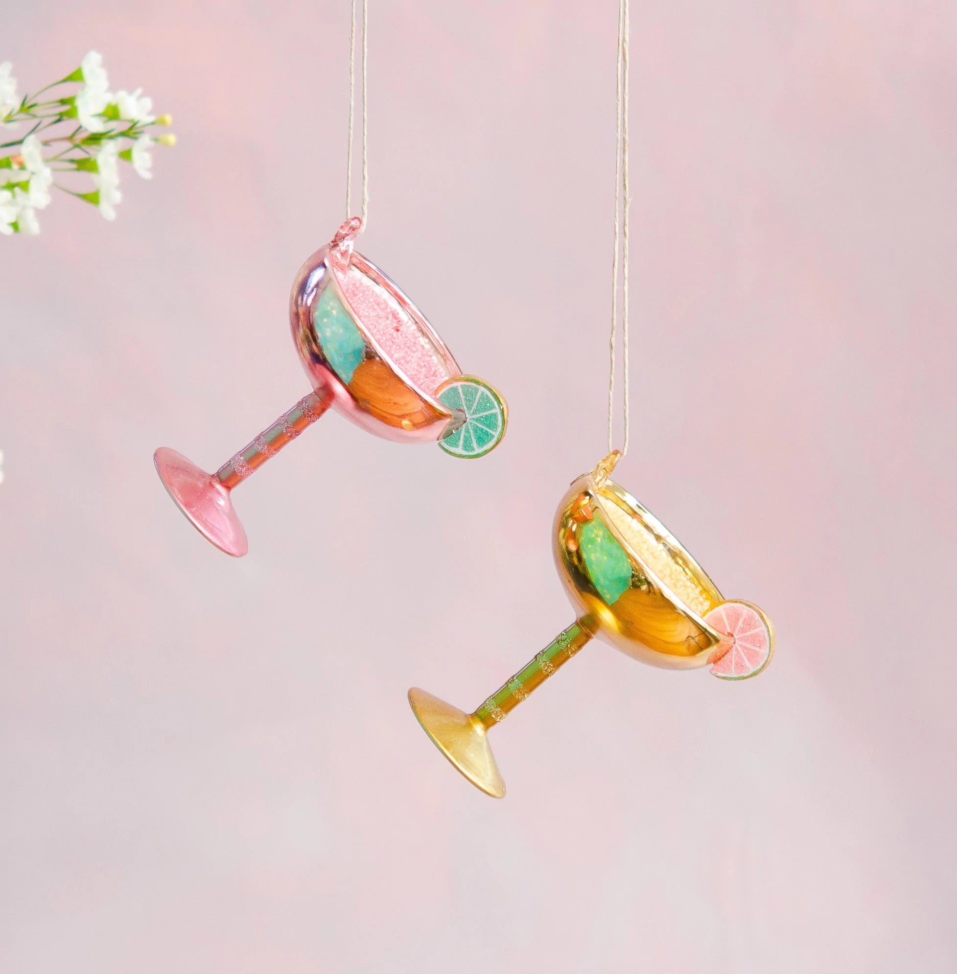 Cocktail Glass Christmas Ornament