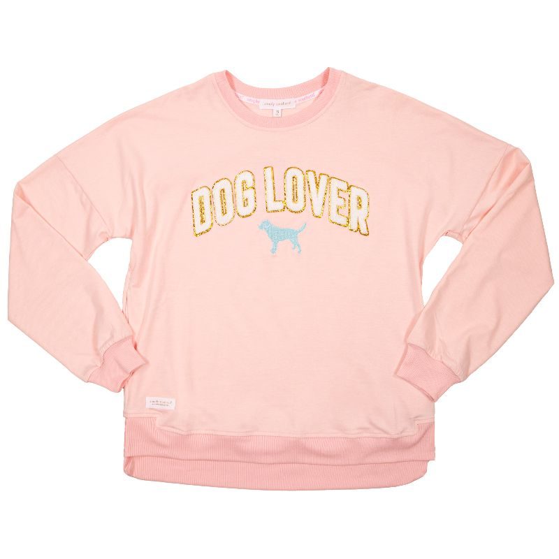 Simply Southern - Sparkle Letter Pullover, DOG LOVER - Monogram Market