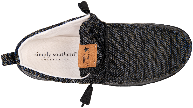 Simply Southern Slip-On Shoes, Dark Heather Gray - Monogram Market