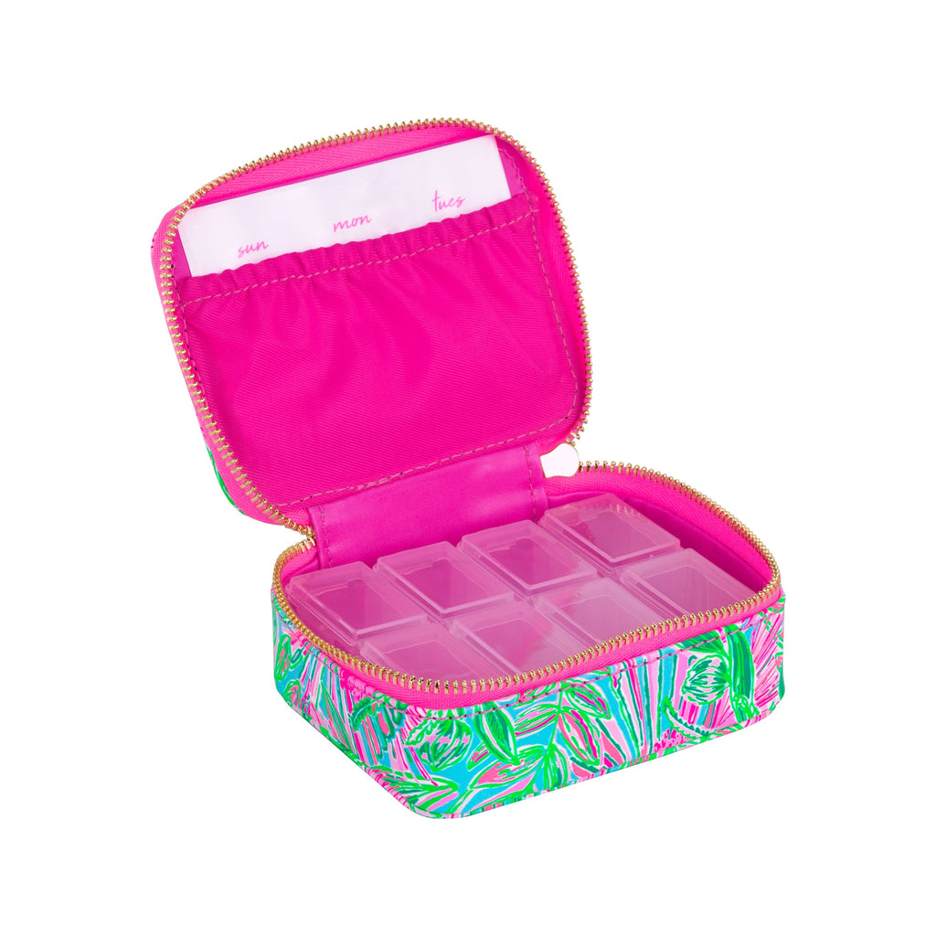 Lilly Pulitzer Travel Pill Case, Coming In Hot - Monogram Market