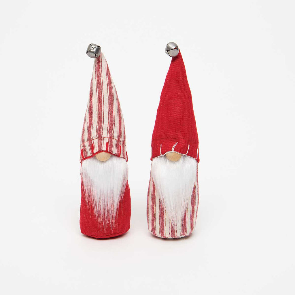 Kris Kringle 8.5" Red/White Stripe Gnomes - Monogram Market