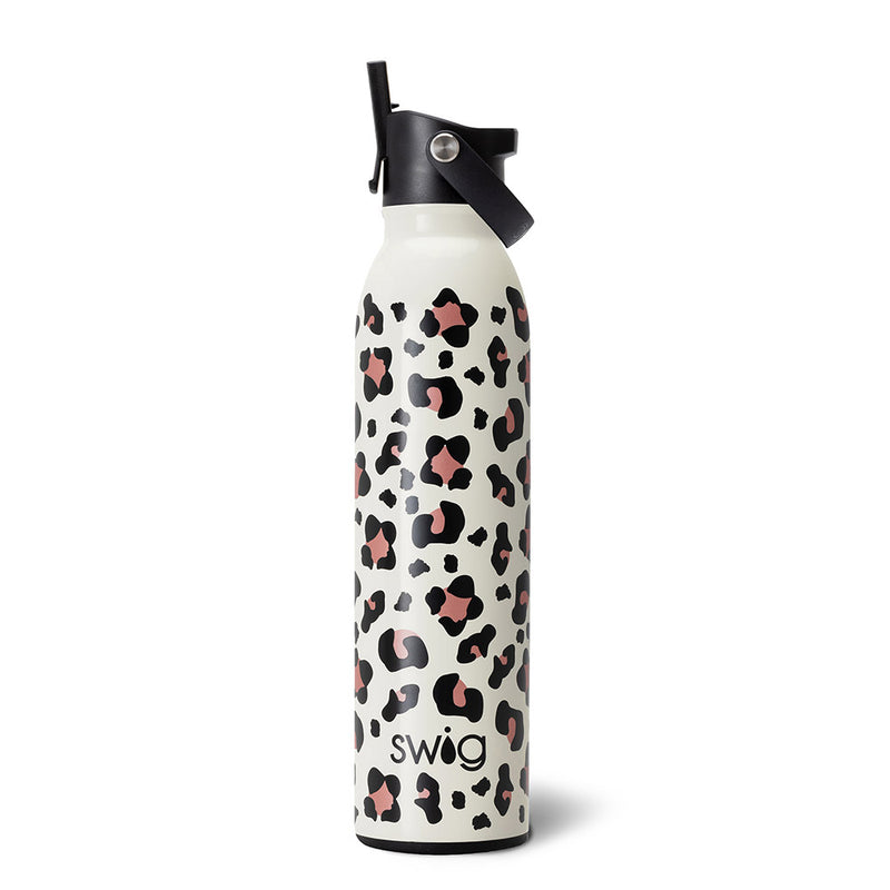 SWIG - 20 oz Flip & Sip Bottle, Luxy Leopard - Monogram Market