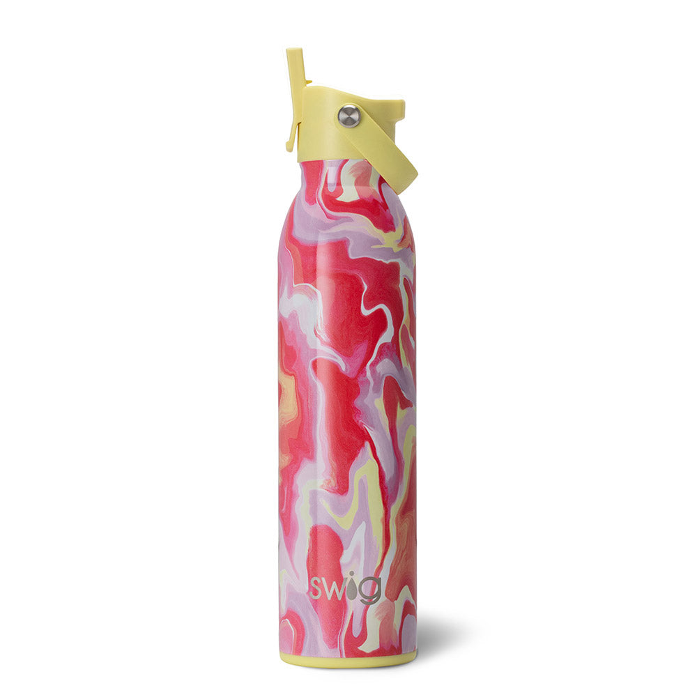 SWIG - 20 oz Flip & Sip Bottle, Pink Lemonade - Monogram Market