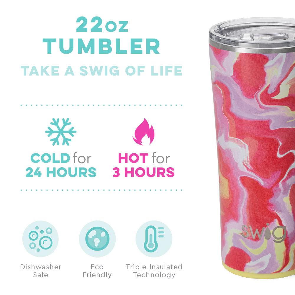 SWIG - 22 oz Tumbler, Pink Lemonade - Monogram Market
