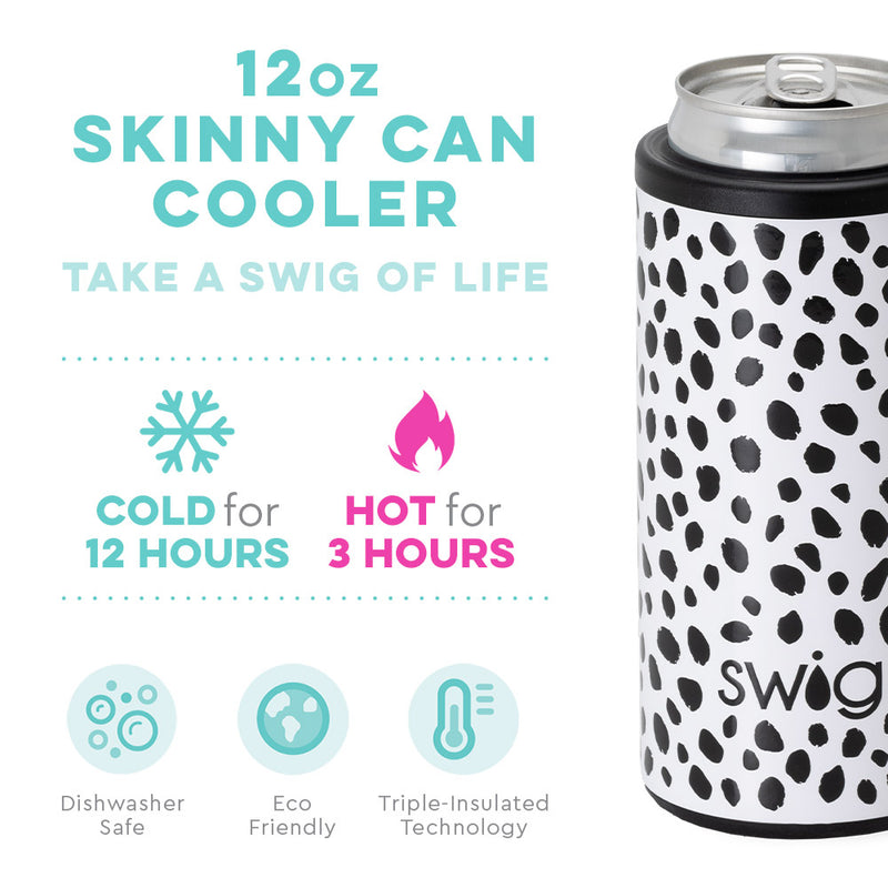 SWIG 12oz Skinny Can Cooler, Spot On - Monogram Market