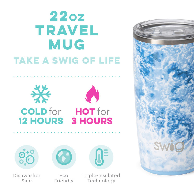SWIG - 22oz Travel Mug, Sea Spray - Monogram Market