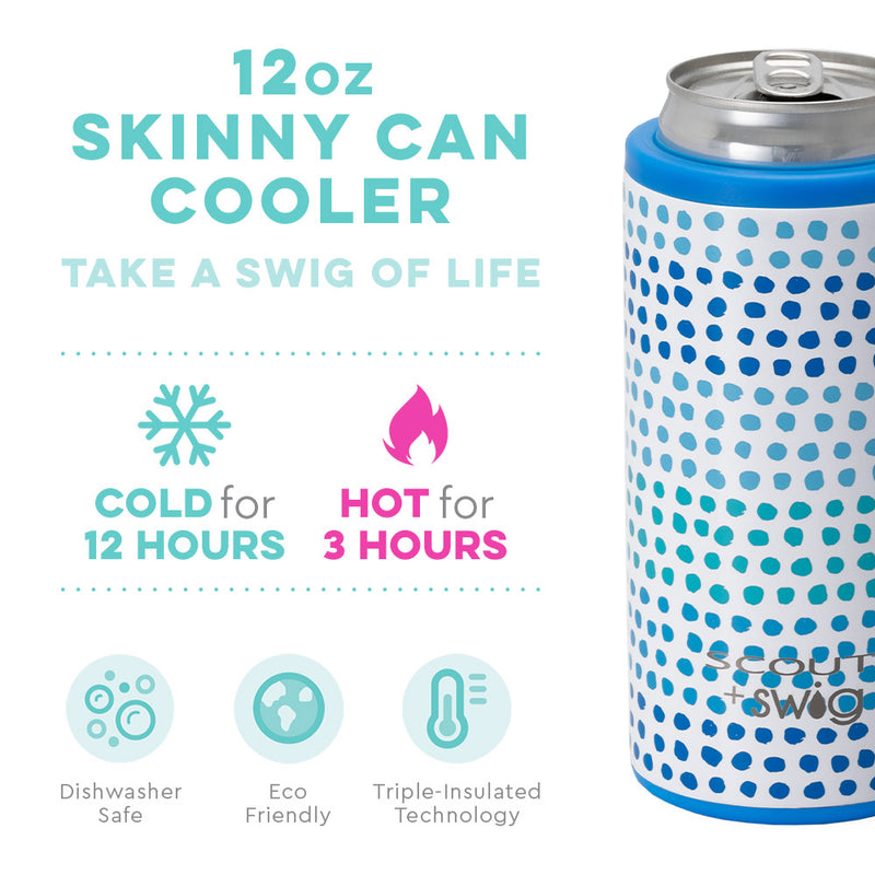 SCOUT + SWIG 12oz Skinny Can Cooler, Spotted at Sea - Monogram Market