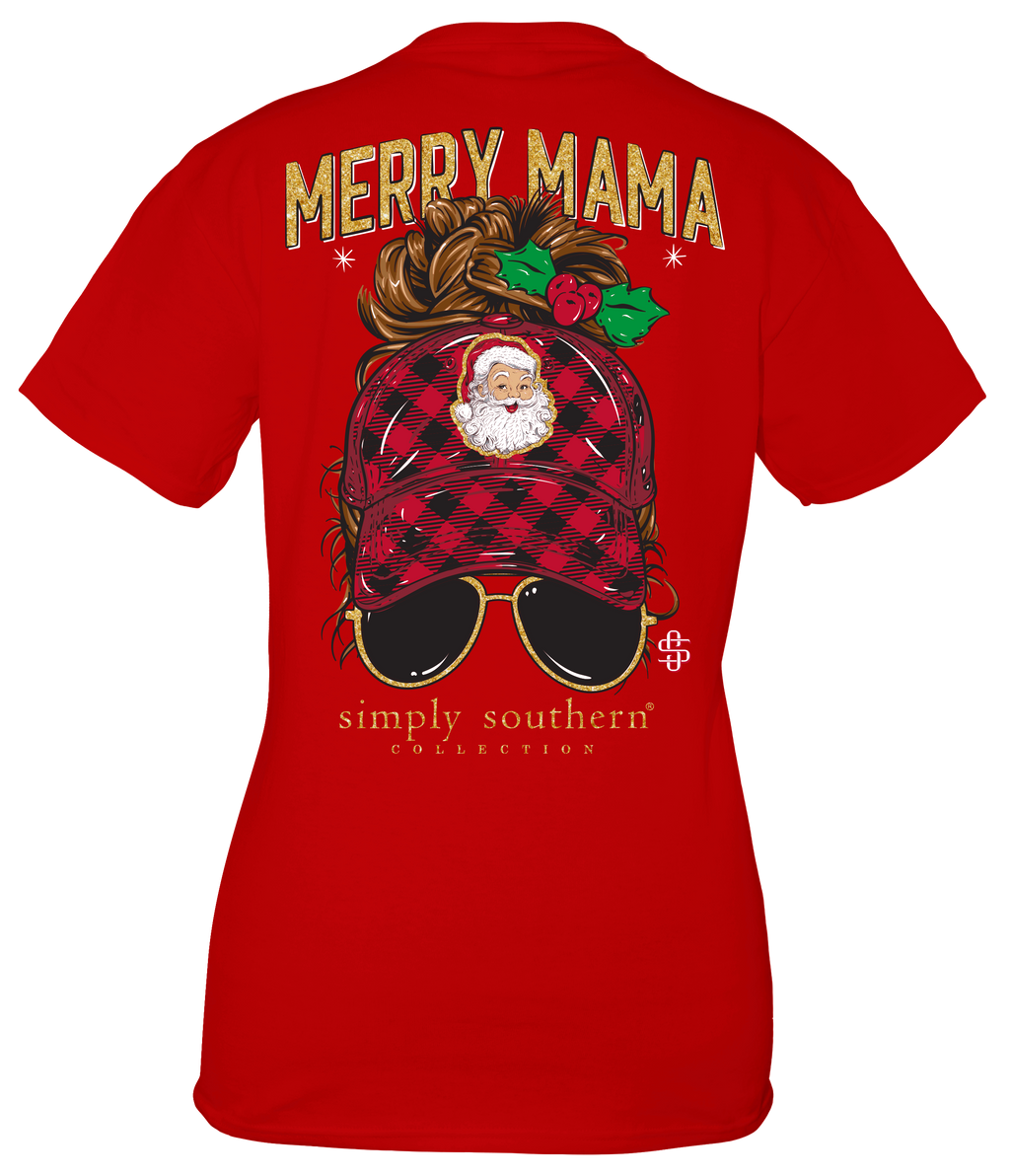 Simply Southern, Short Sleeve Tee - MERRY MAMA - Monogram Market