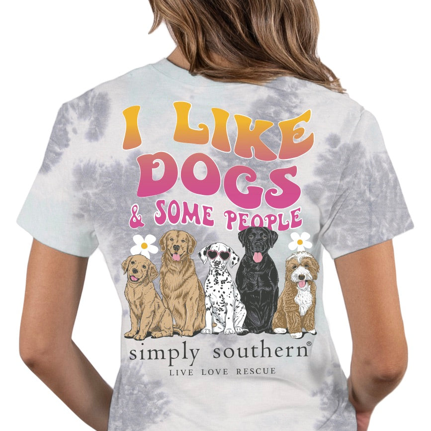 Simply Southern, Short Sleeve Tee - I LIKE DOGS - Monogram Market