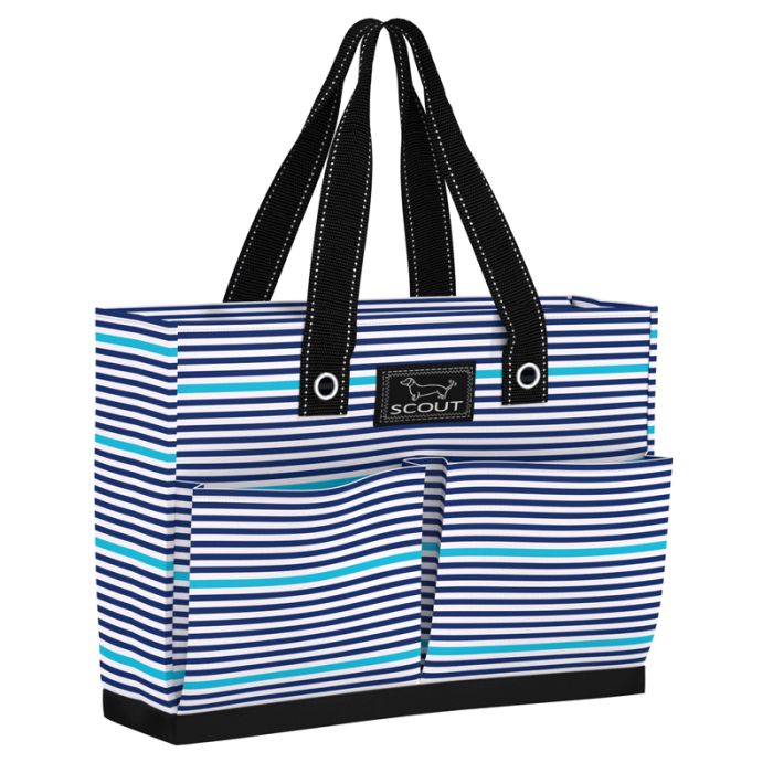 SCOUT "Uptown Girl" Tote, Sea Island Stripe - Monogram Market