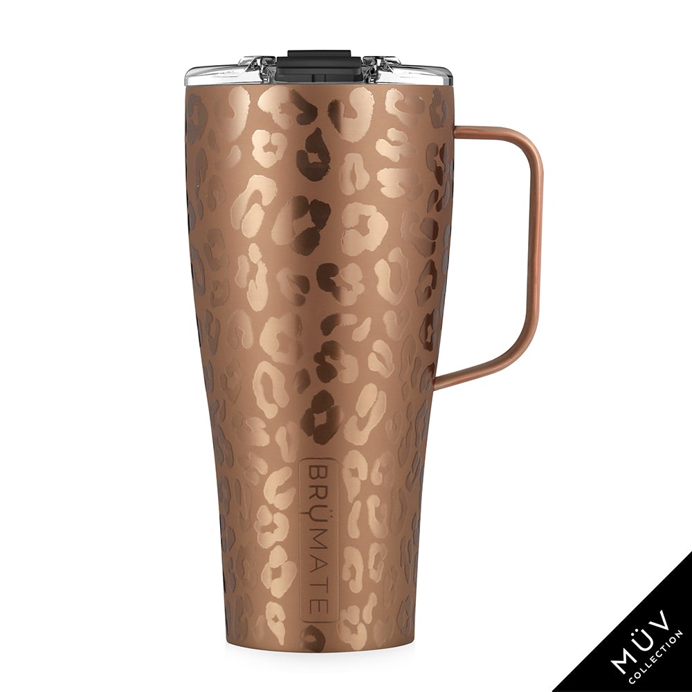 BrüMate TODDY XL 32 oz Insulated Coffee Mug - Gold Leopard - Monogram Market