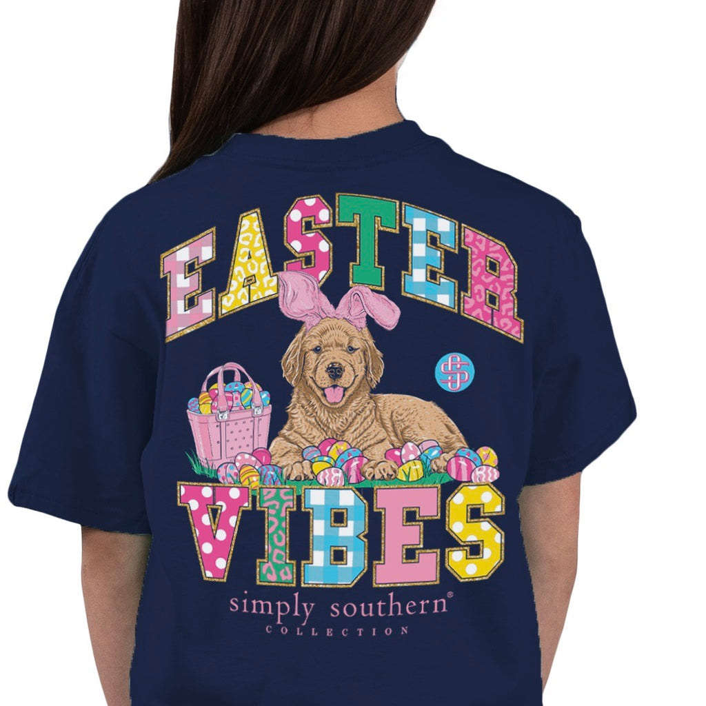 Simply Southern, YOUTH Short Sleeve Tee - EASTER VIBES - Monogram Market