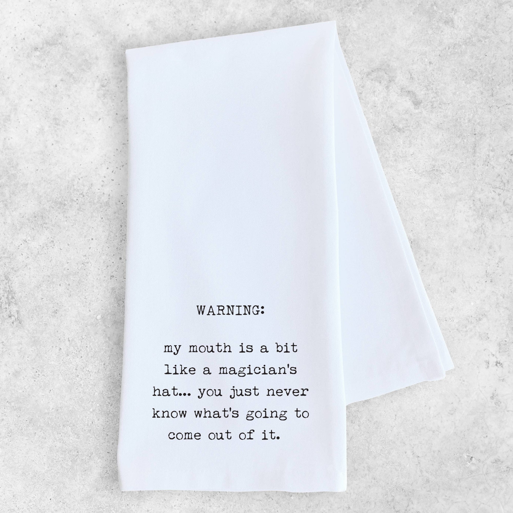 DEV D + CO. Magician’s Hat Tea Towel