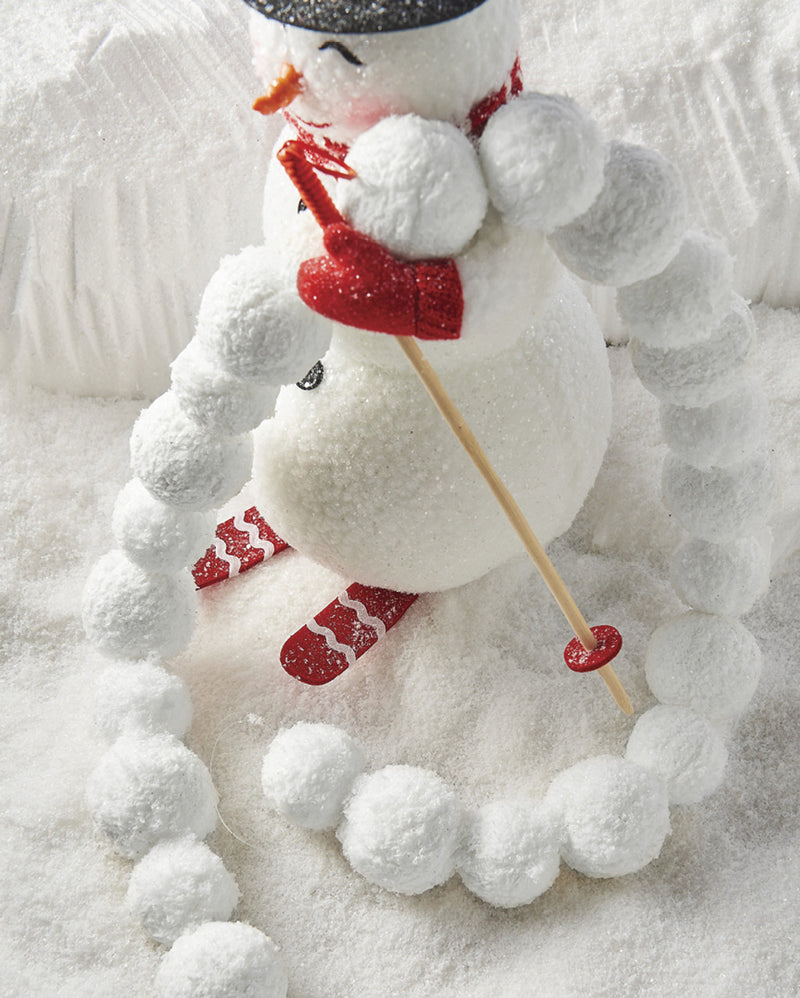 RAZ - Snowball Christmas Garland, 4' - Monogram Market