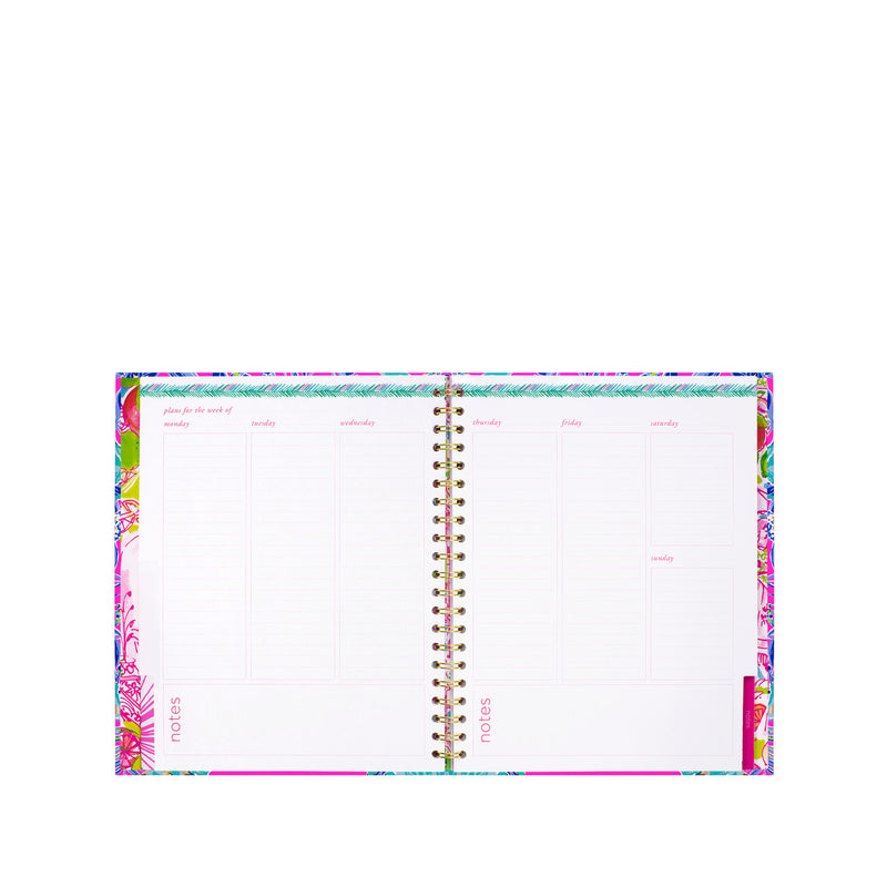 Lilly Pulitzer Undated Weekly Planner - Lil Earned Stripes - Monogram Market