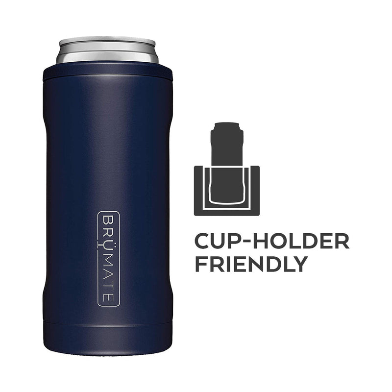 BrüMate Hopsulator Slim Can Cooler - Stainless - Monogram Market