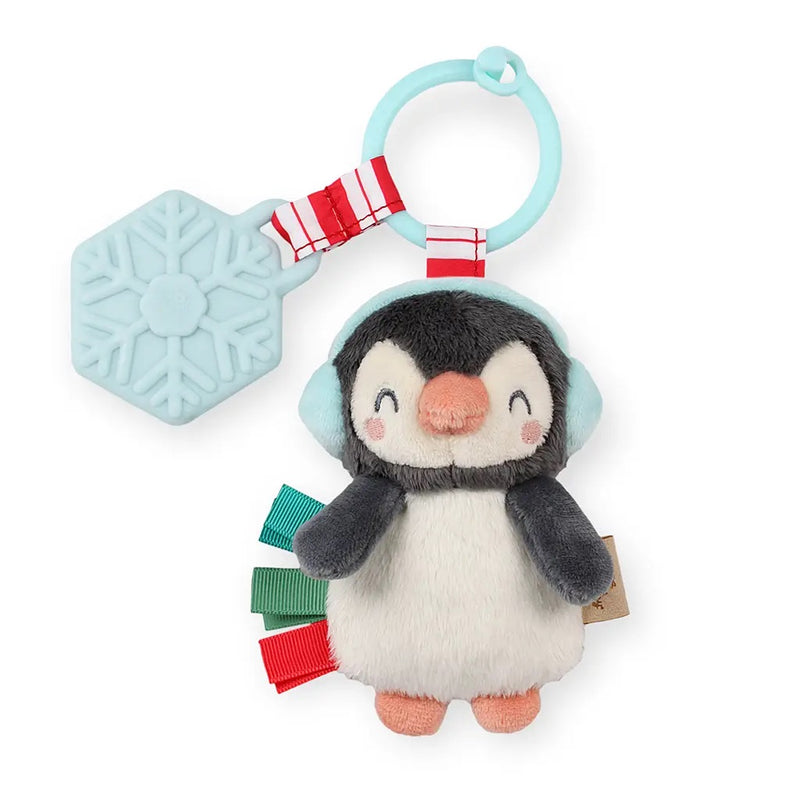 Itzy Ritzy - Holiday Penguin Itzy Pal, Plush & Teether - Monogram Market